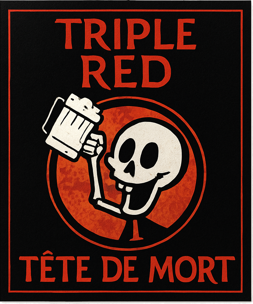 Etiket van Tete Du Mort Red