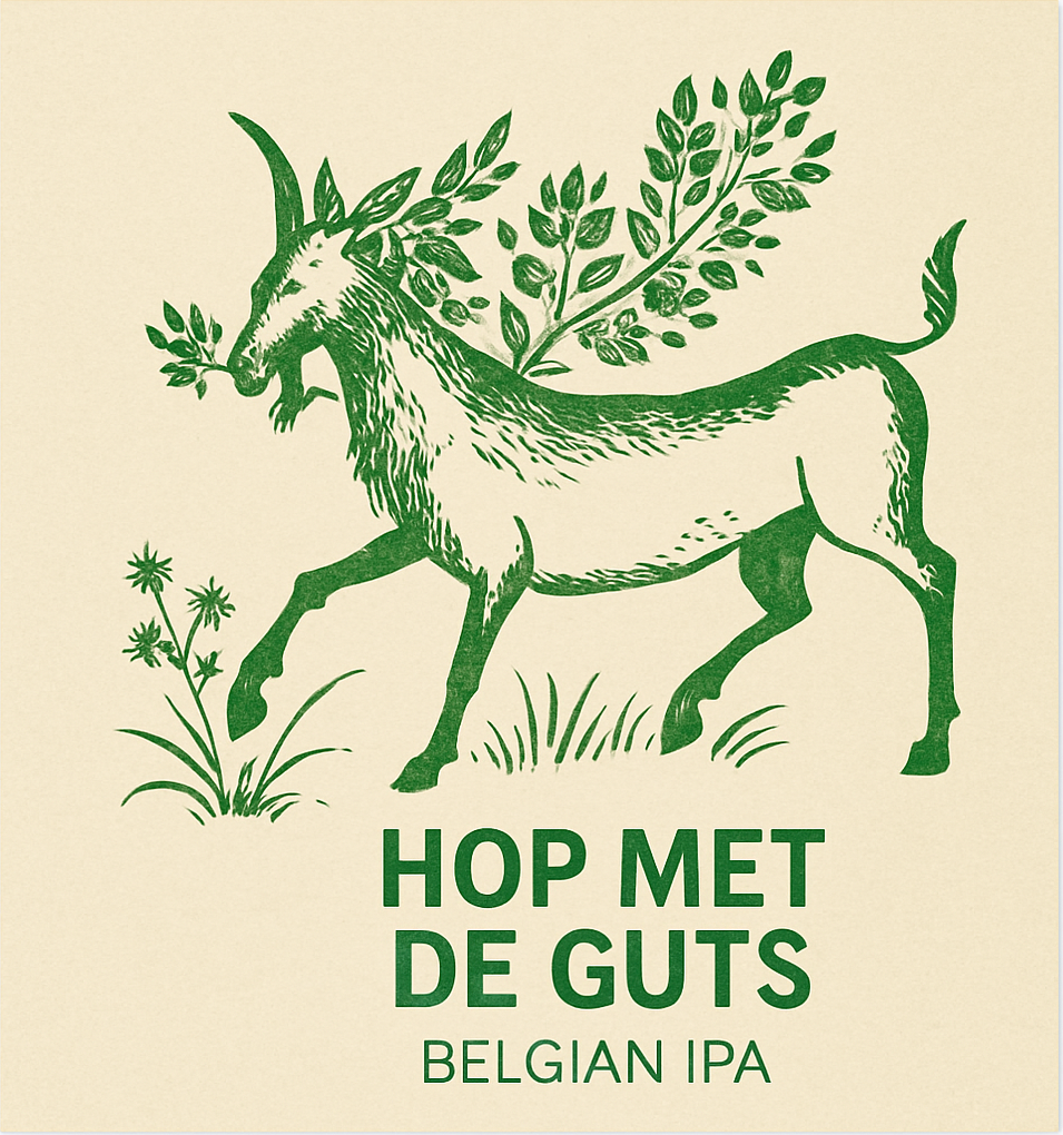 Etiket van Hop Met De Gijt
