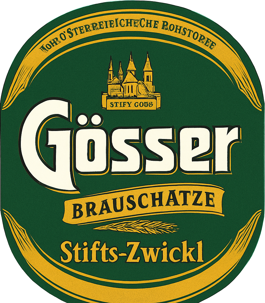 Etiket van Gösser Zwickl