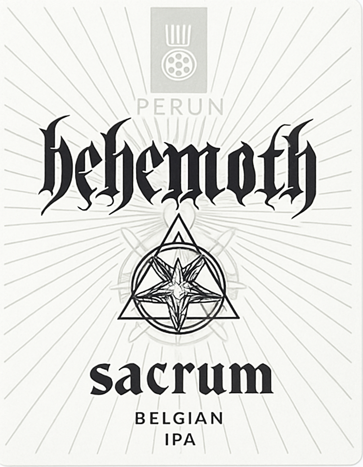 Etiket van Perun Behemoth Sacrum