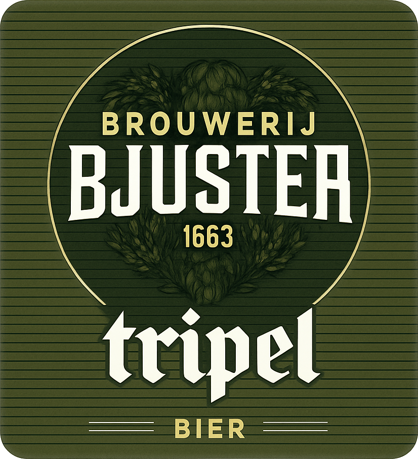 Etiket van Bjuster Tripel