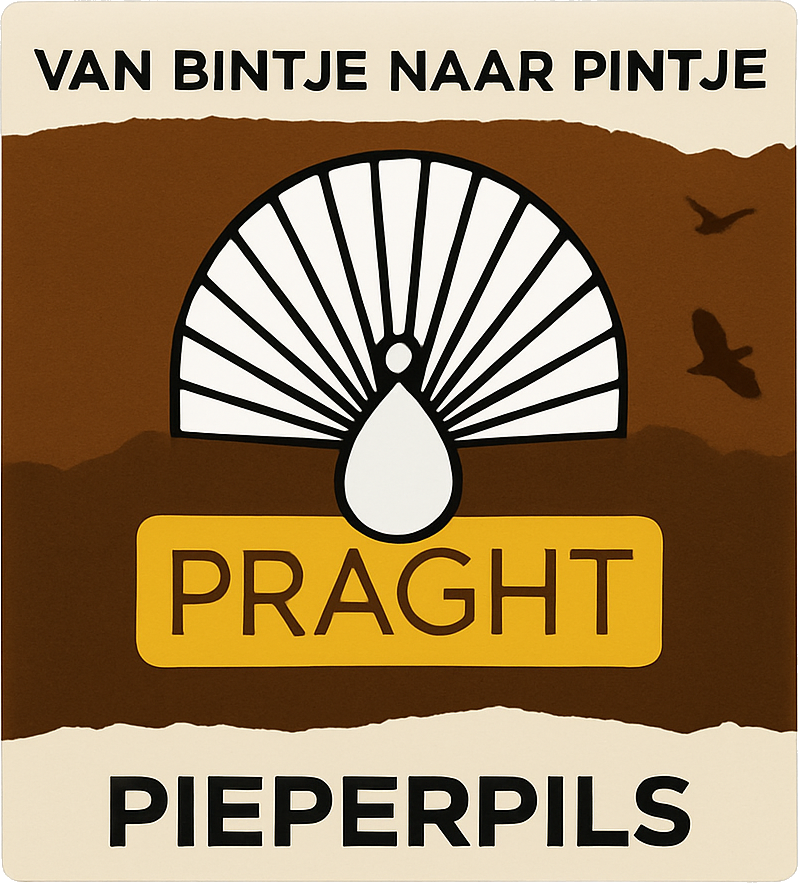 Etiket van Praght Pieperpils