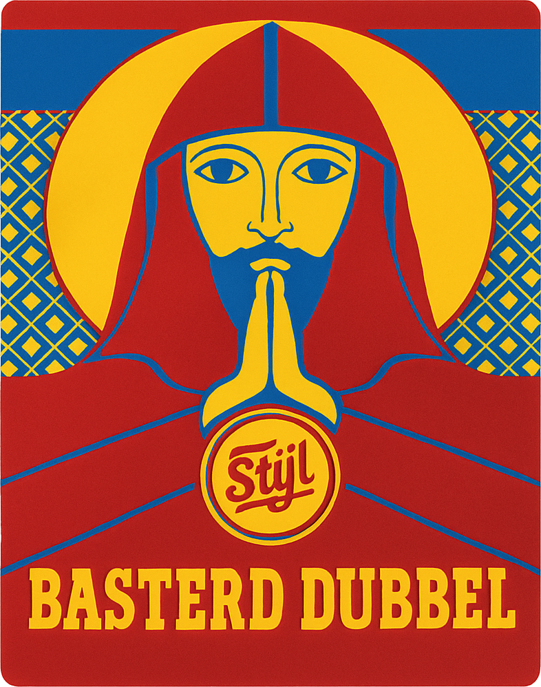 Etiket van Stijl Basterd Dubbel