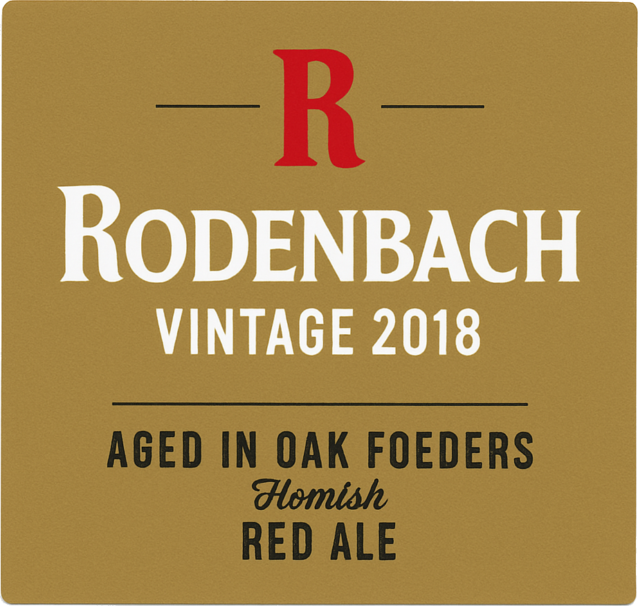 Etiket van Rodenbach Vintage 2018