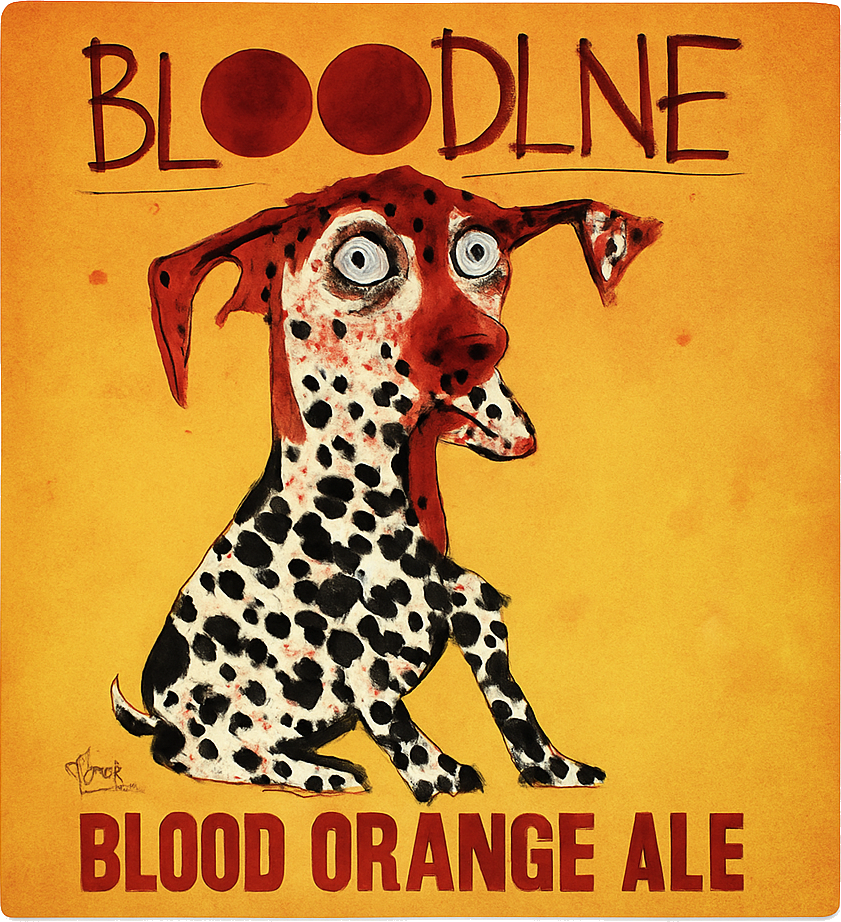 Etiket van Flying Dog Bloodline Blood Orange IPA