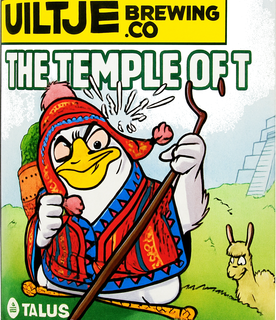 Etiket van Uiltje The Temple of Talus