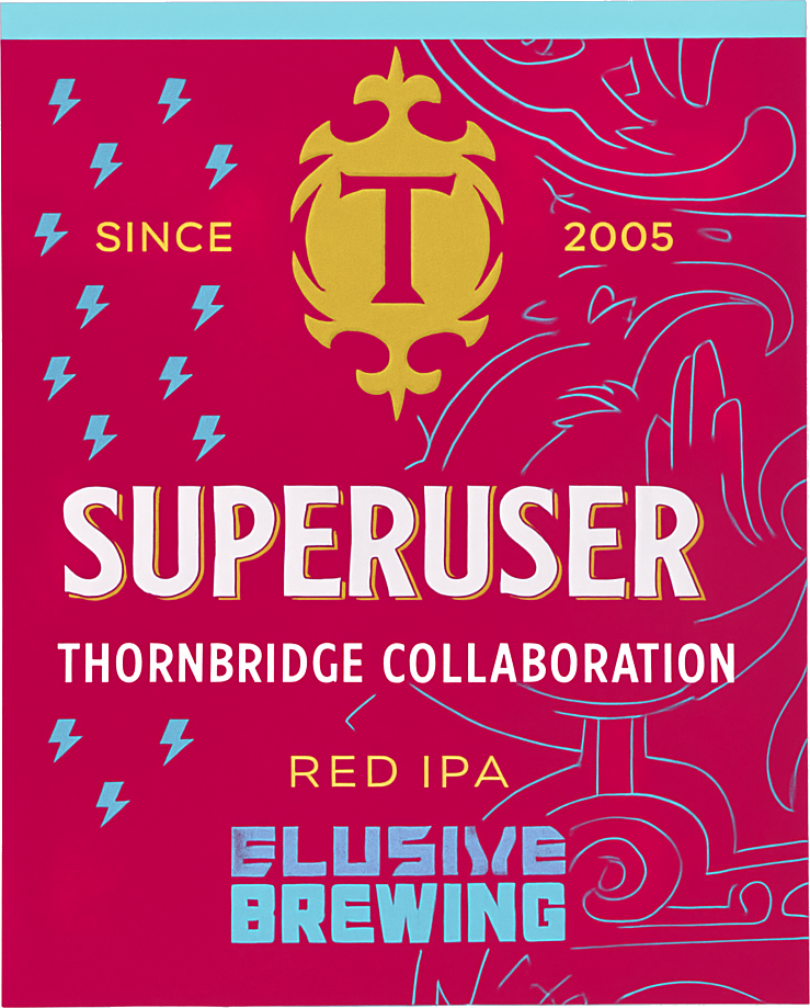Etiket van Thornbridge Superuser