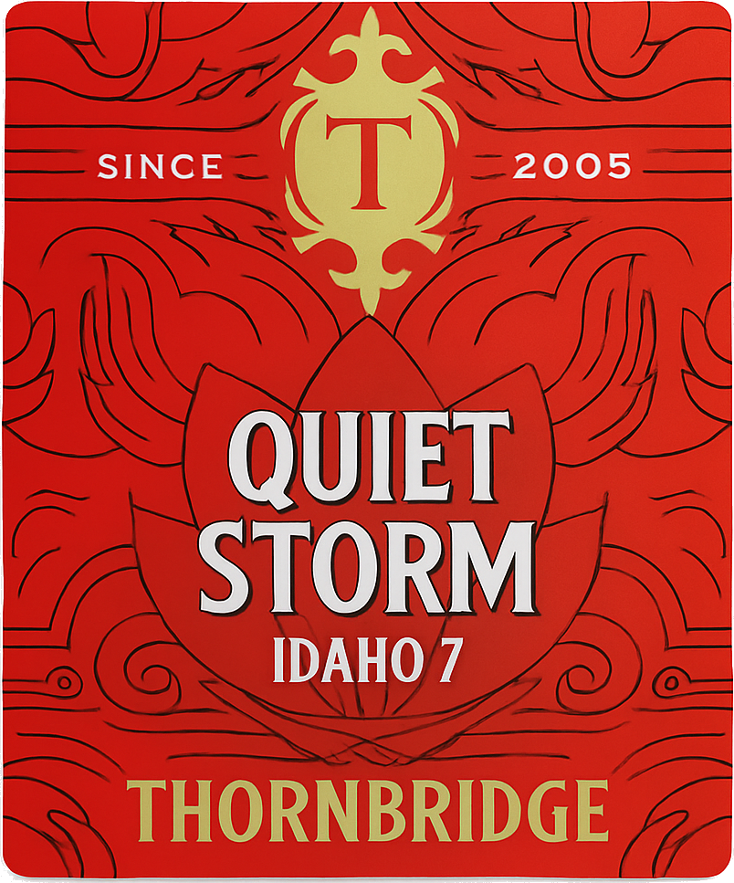Etiket van Thornbridge Quiet Storm Idaho 7