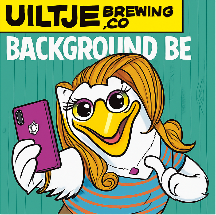 Etiket van Uiltje The Background Blooper