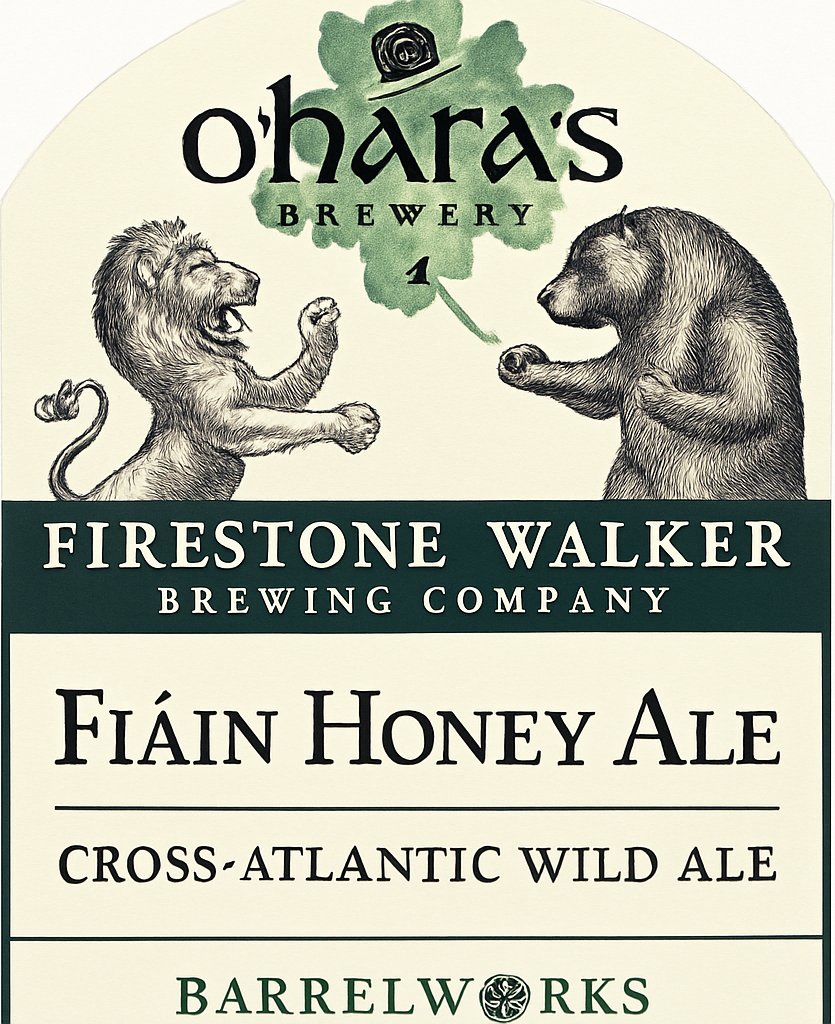 Etiket van Firestone Walker x O’Haras Fiáin Honey Ale