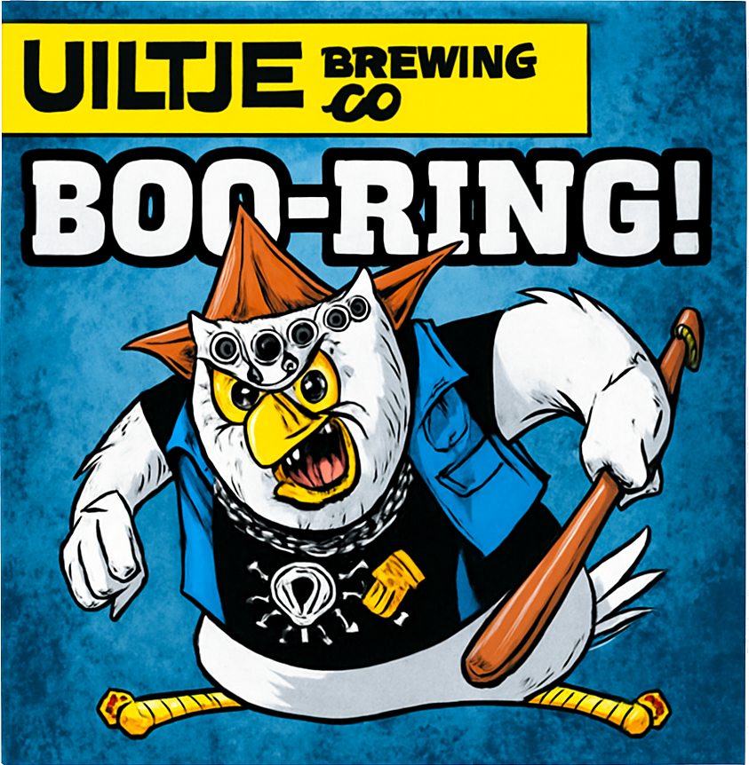 Etiket van Uiltje Boo-Ring