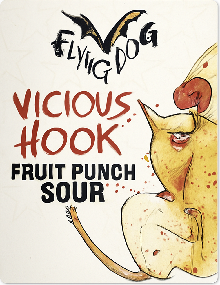 Etiket van Flying Dog Vicious Hook