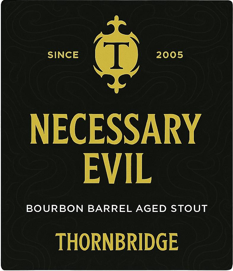 Etiket van Thornbridge Necessary Evil