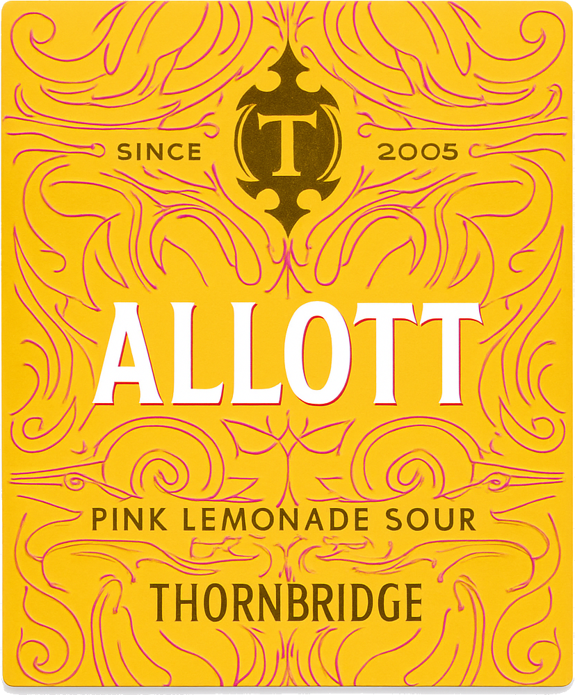 Etiket van Thornbridge Allott