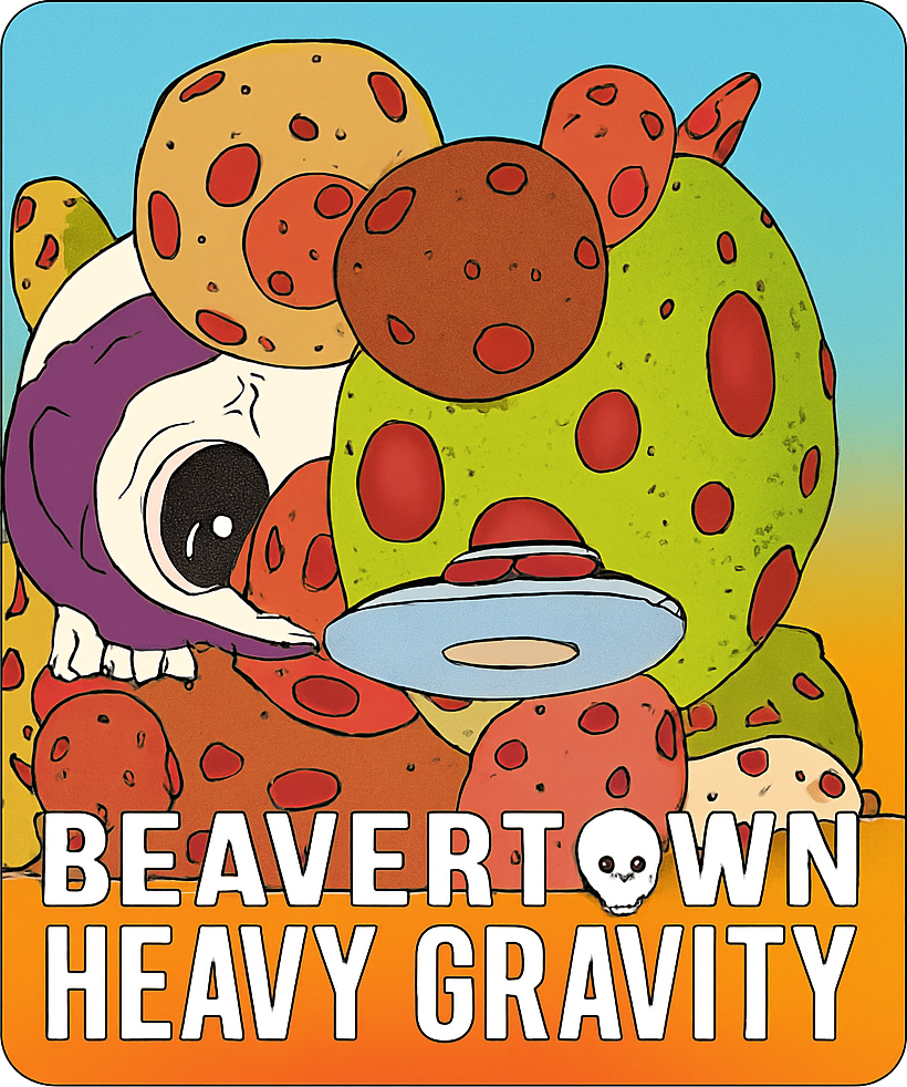 Etiket van Beavertown Heavy Gravity