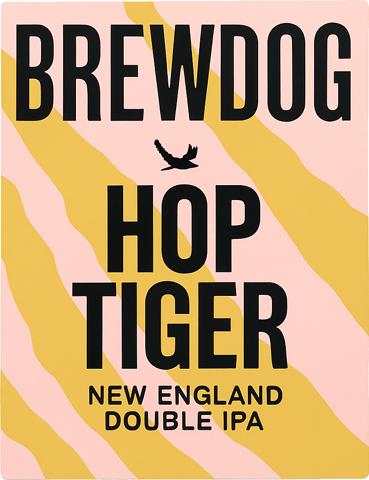 Etiket van BrewDog Hop Tiger
