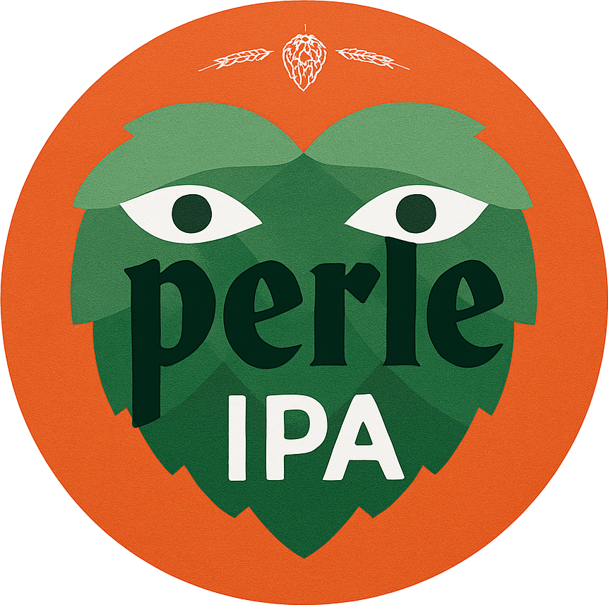 Etiket van Perle IPA