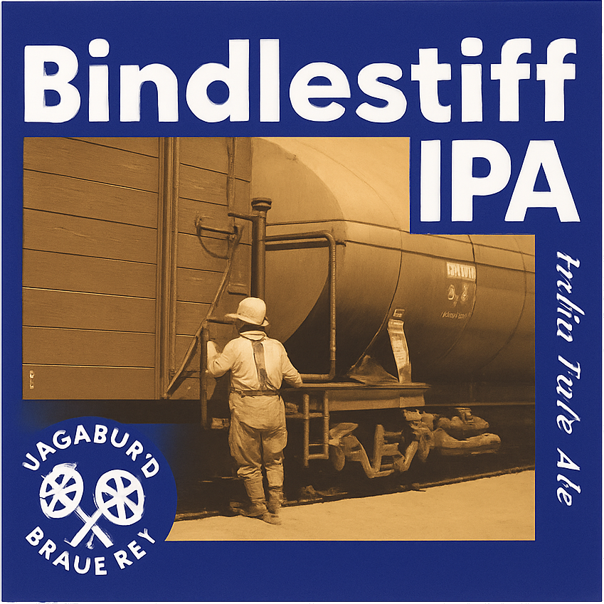 Etiket van Vagabund Brauerei Bindlestiff IPA