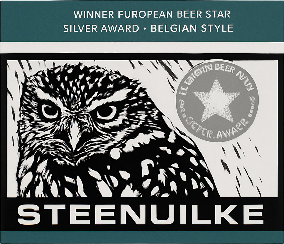 Etiket van Steenuilke