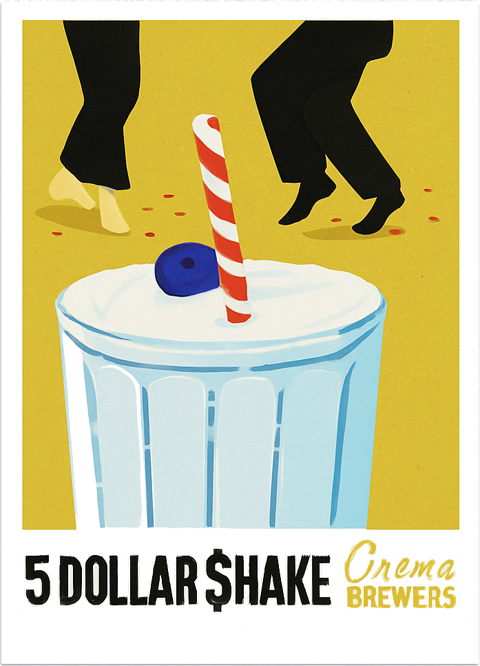 Etiket van Cinema Brewers $5 Shake