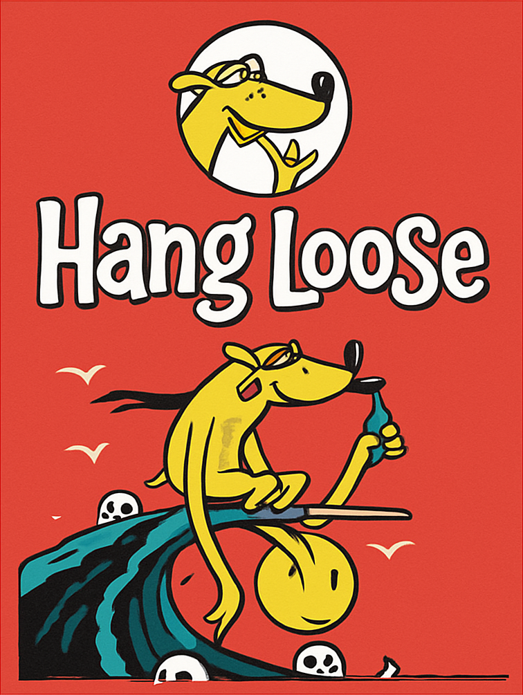 Etiket van Superfreunde Hang Loose Pale Ale