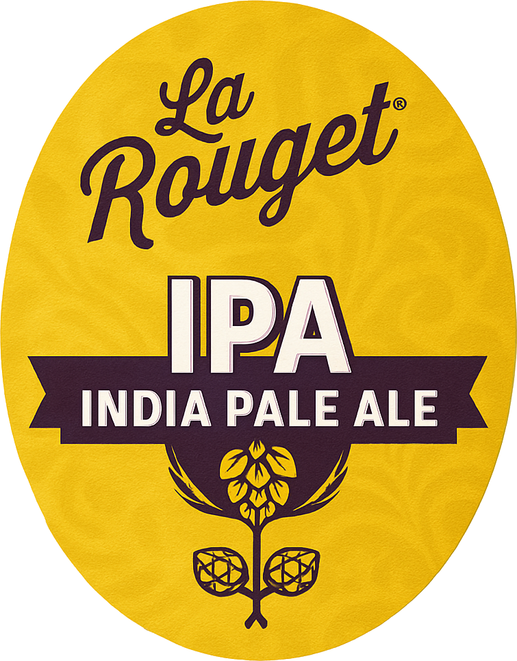 Etiket van La rouget IPA