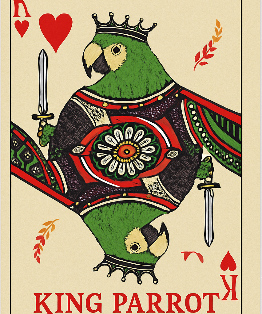 Etiket van Wild Card Brewery King of Hearts