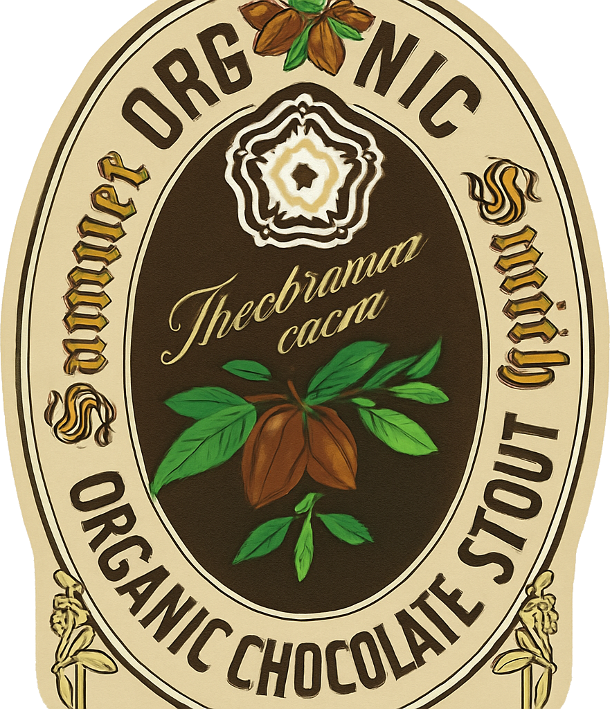 Etiket van Samuel Smith Organic Chocolate Stout