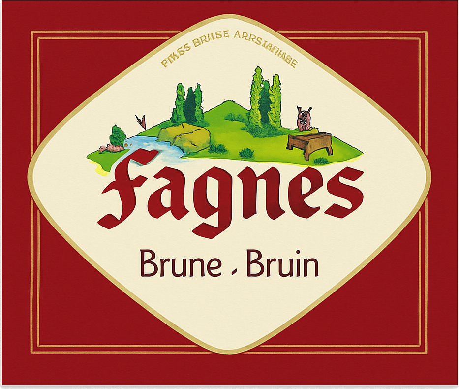 Etiket van Fagnes Brune