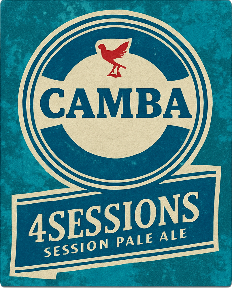 Etiket van Camba 4 Sessions