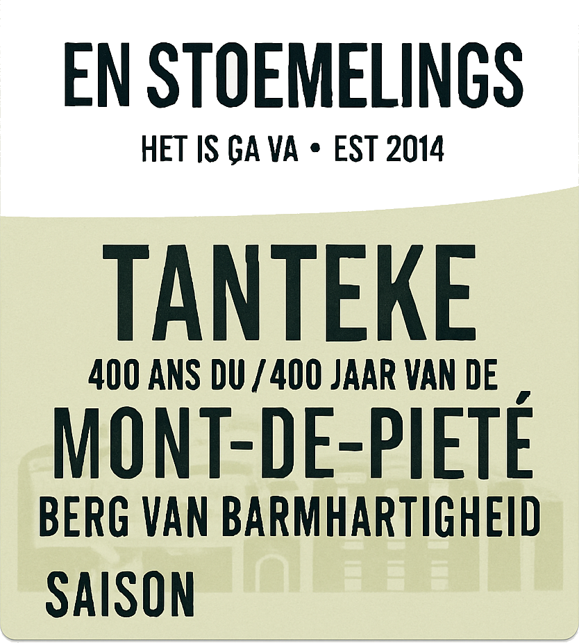 Etiket van Stoemelings Tanteke