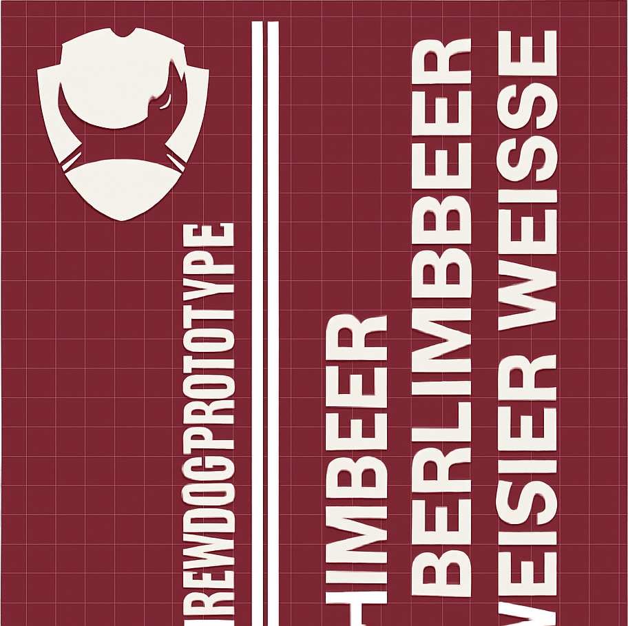 Etiket van BrewDog Himbeer Berliner Weisse