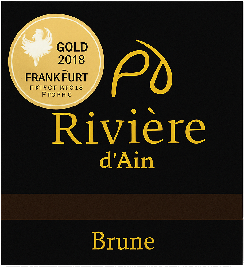 Etiket van Rivière d'Ain Brune