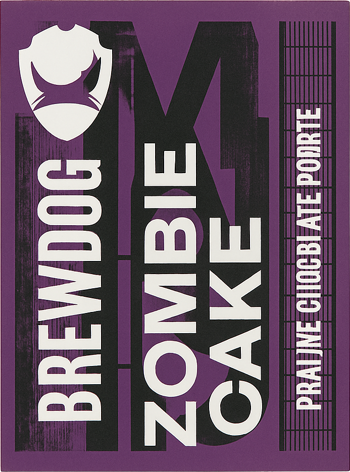 Etiket van Brewdog Zombie Cake