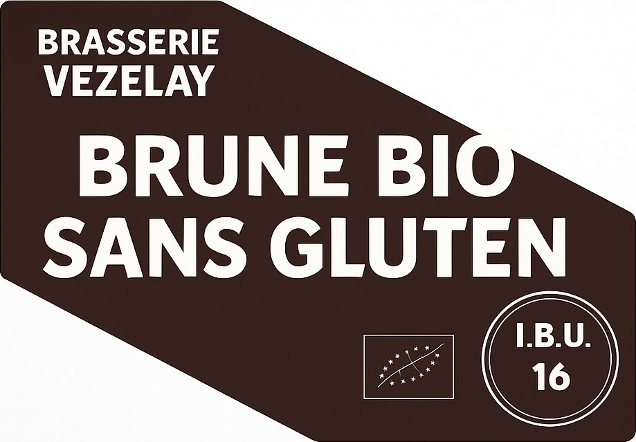 Etiket van La Brune Sans Gluten de Vézelay