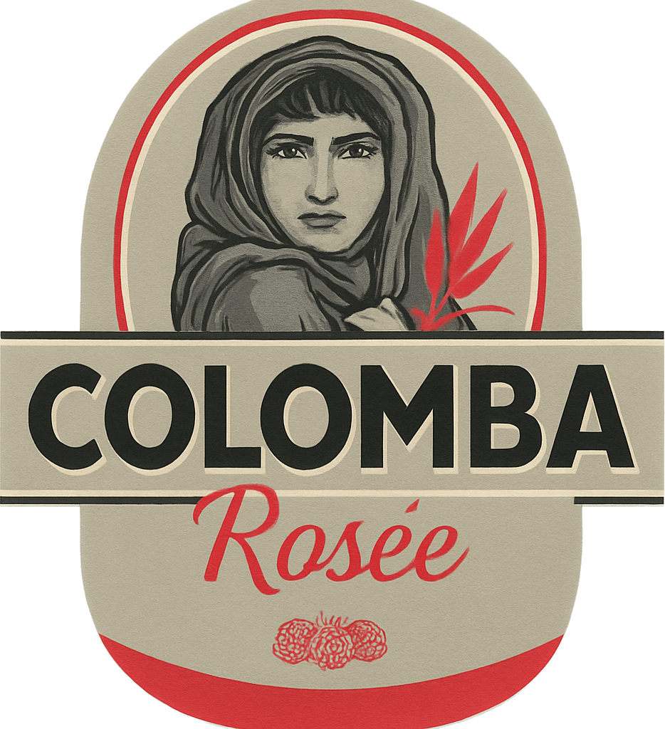 Etiket van Colomba Rosée