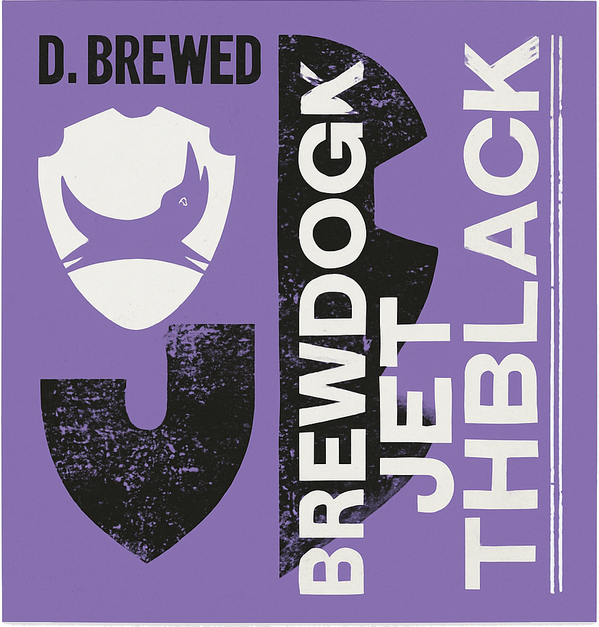 Etiket van Brewdog Jet Black Heart