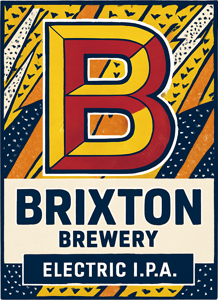 Etiket van Brixton Electric IPA