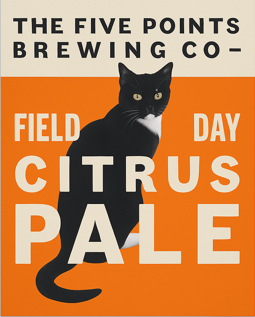 Etiket van Five Points Field Day Citrus Pale