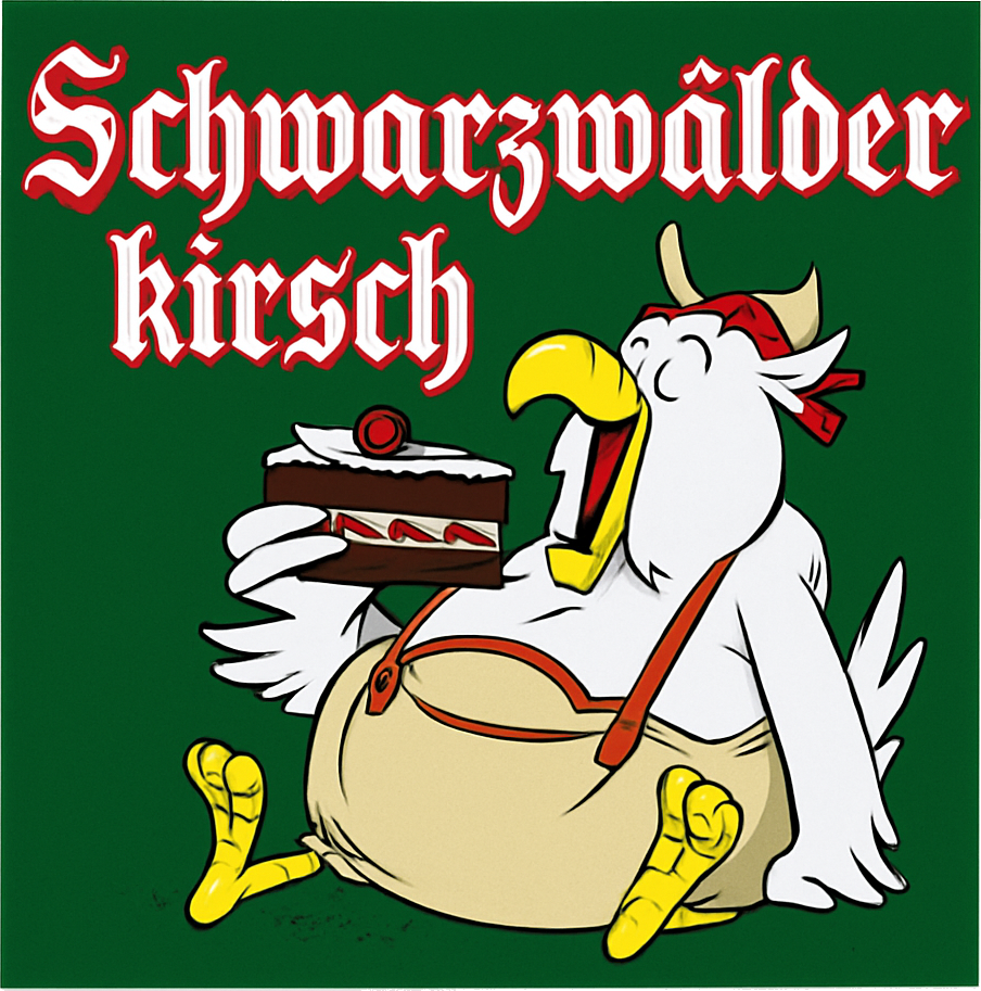 Etiket van Uiltje Schwarzwalder Kirsch