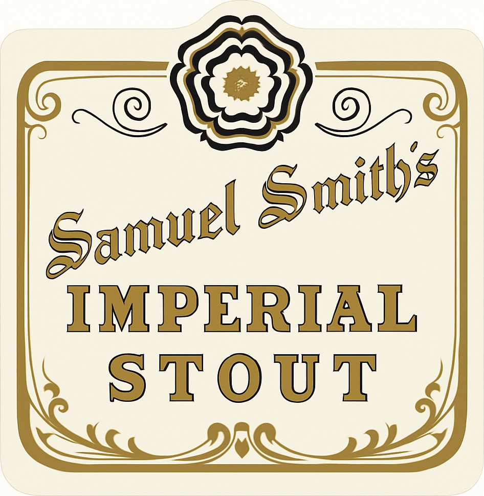 Etiket van Samuel Smith Imperial Stout
