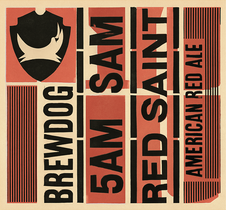 Etiket van Brewdog Five AM Saint
