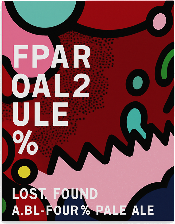 Etiket van Lost+Found FOUR%