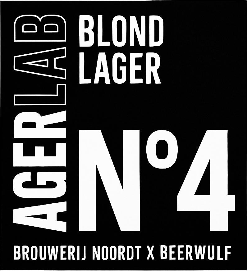 Etiket van Noordt Lagerlab Blond
