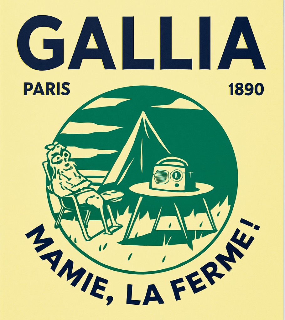 Etiket van Gallia Mamie, La Ferme !