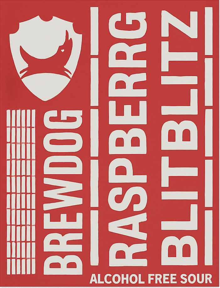 Etiket van Brewdog Raspberry Blitz