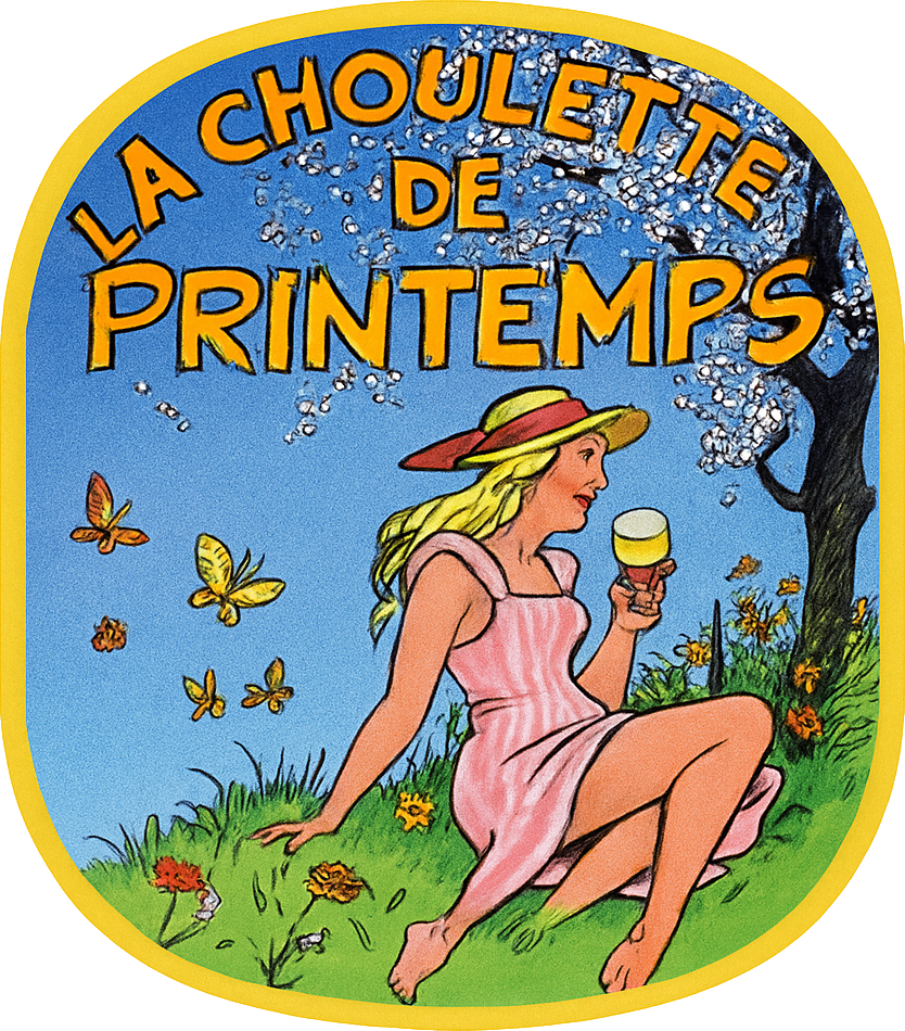Etiket van Choulette de Printemps