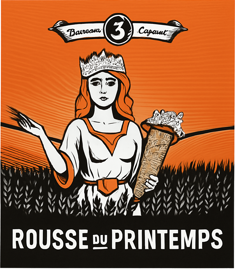 Etiket van Les 3 Croquants La Rousse du Printemps 