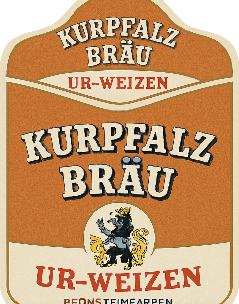 Etiket van Kurpfalzbräu Ur-Weizen