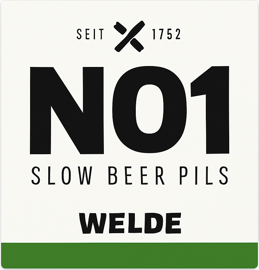 Etiket van Welde No. 1